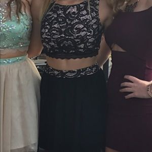 2 piece homecoming dress